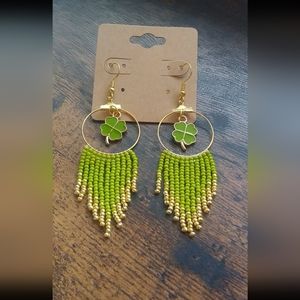 Handmade St. Patrick's Day Earrings